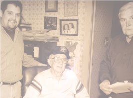 Glenn Daulton with family in the company office